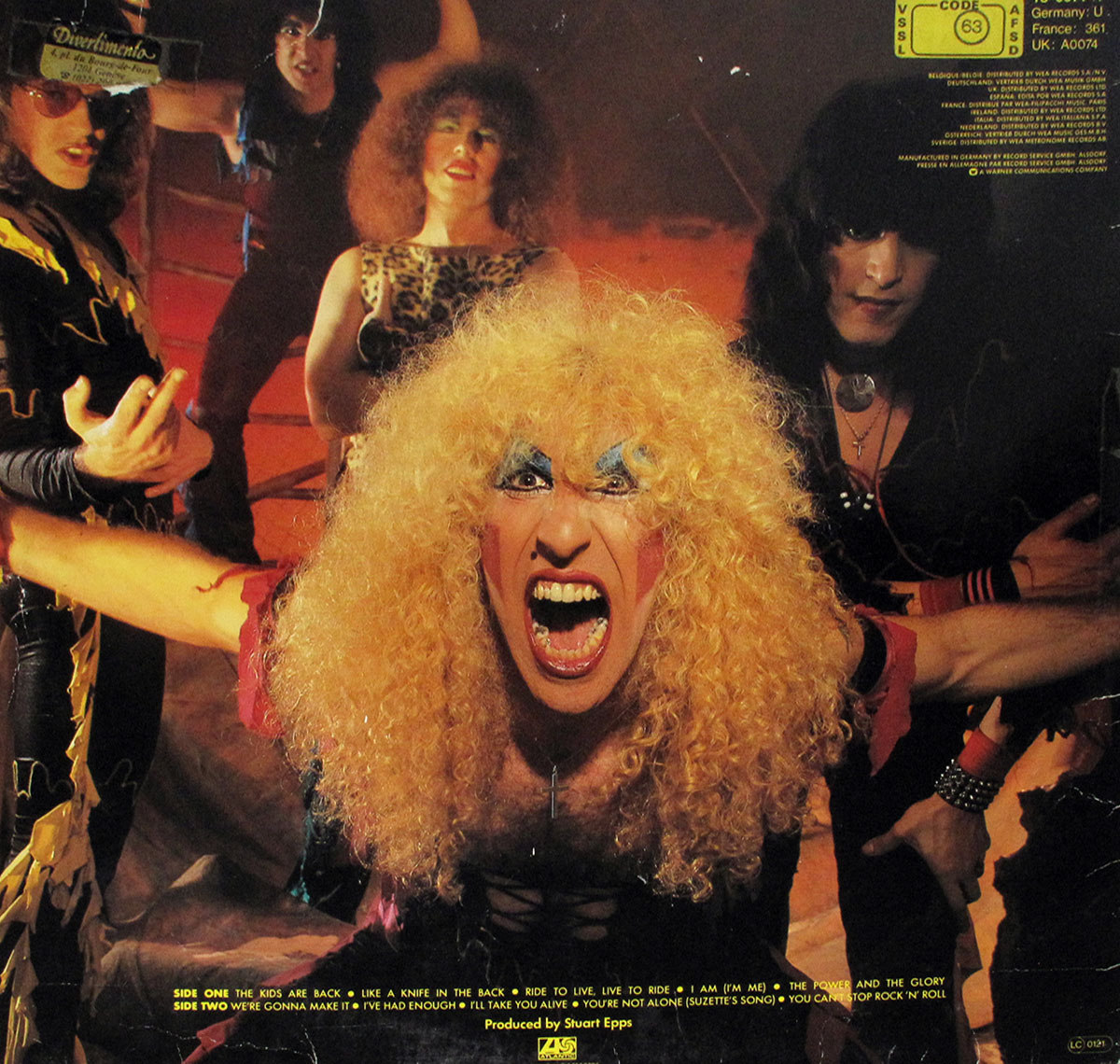High Resolution Photos of twisted sister you cant stop germany gema only 